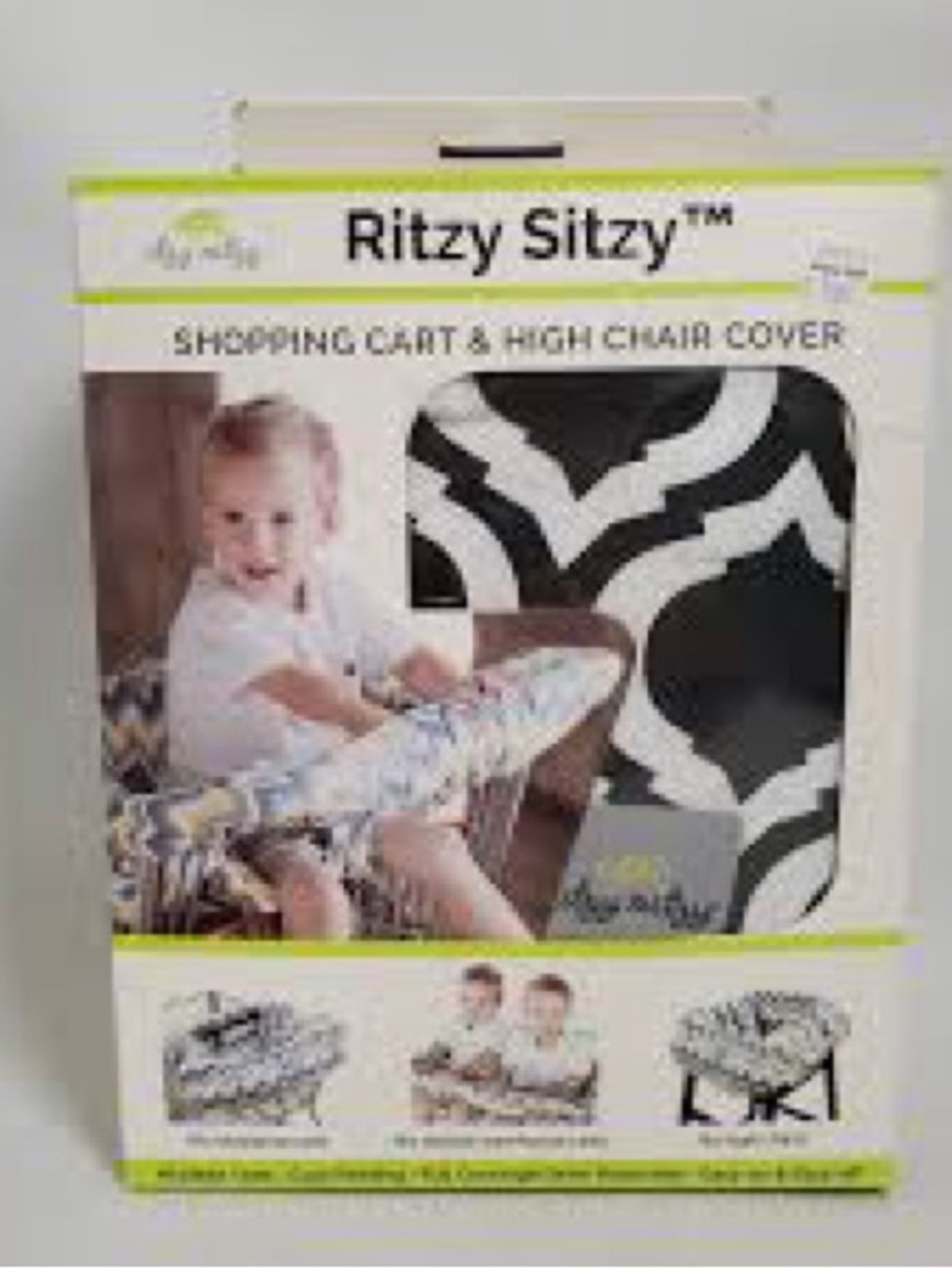 Ritzy Sitzy Shopping Cart & High Chair Cover - Blues
